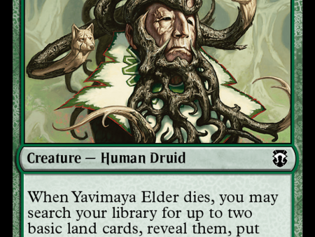 Yavimaya Elder (Ripple Foil) [Modern Horizons 3 Commander] For Discount