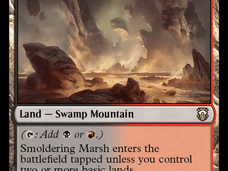 Smoldering Marsh (Ripple Foil) [Modern Horizons 3 Commander] Online