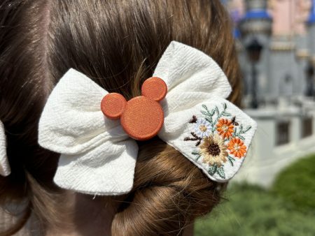 Do As Dreamers Do Sunflower Mini Hair Bow Online