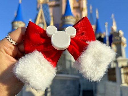 Do As Dreamers Do Small Santa Hair Bow on Sale