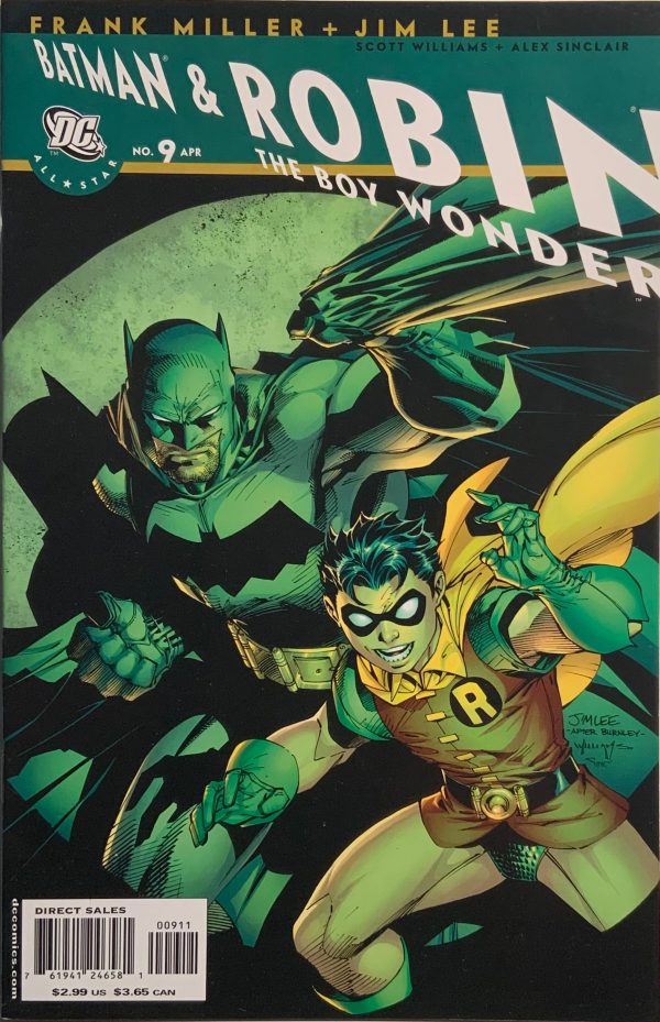 ALL-STAR BATMAN AND ROBIN THE BOY WONDER # 9 Online Hot Sale