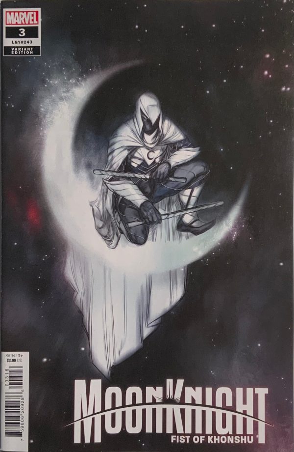 MOON KNIGHT : FIST OF KHONSHU # 3 HETRICK 1:25 VARIANT COVER Sale