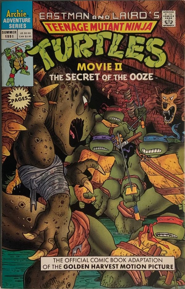 TEENAGE MUTANT NINJA TURTLES : MOVIE II THE SECRET OF THE OOZE Fashion