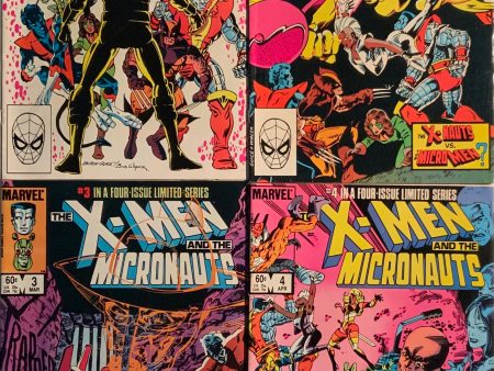 X-MEN AND THE MICRONAUTS SET # 1 - 4 Discount