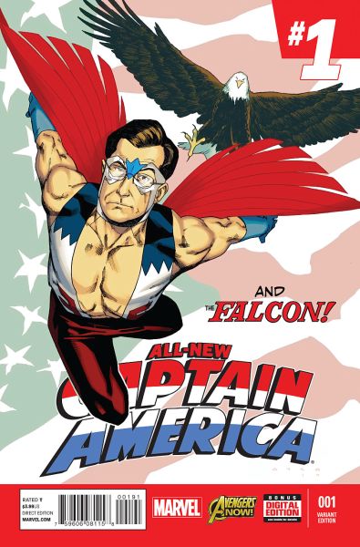 All-New Captain America (2014) #01 Steven Colbert Cover Supply