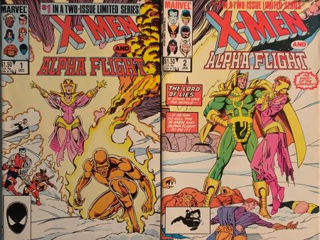 X-MEN AND ALPHA FLIGHT (1985) # 1 & 2 Online Sale