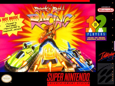 ROCK  N ROLL RACING  - SNES (W BOX & MANUAL) Online Hot Sale