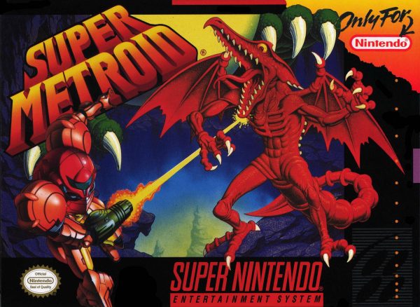 SUPER METROID  - SNES (W BOX & MANUAL) Online Sale